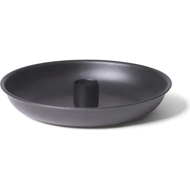Novaliv Stokkaarshouder decoratieve kom ZWART 18cm decoratieve kom kaarsenhouder tafelkaarsen kaarsspeld kaarsenhouder kersttafeldecoratie adventskrans scandic chic kaarsenbord kaarsenstoker