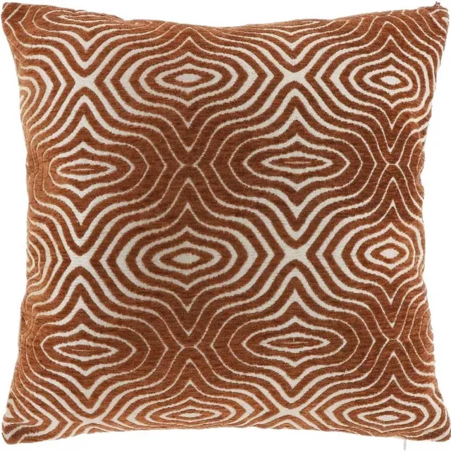 Unique Living Kussen Sirna - 45x45cm - Leather Brown - Leer Bruin Leather Brown,Bruin