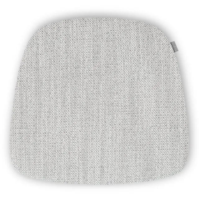 Nolon Fem Stoelkussen Grijs gemêleerd - Voor Binnen - Zitkussen Eetkamer - Trapezium Vorm - met Antislip Grijs melange