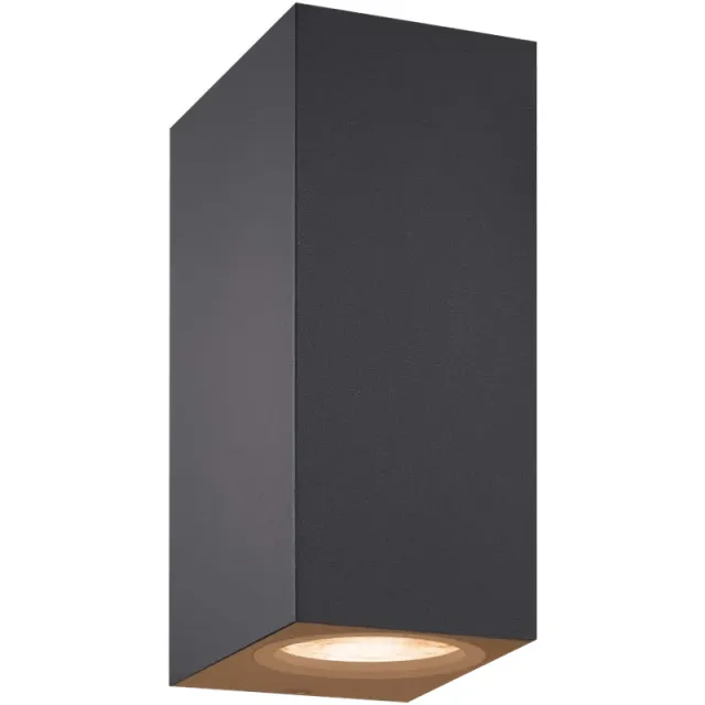 WiZ Connected WiZ Up and Down Wandlamp - Wit en Gekleurd Licht - zwart