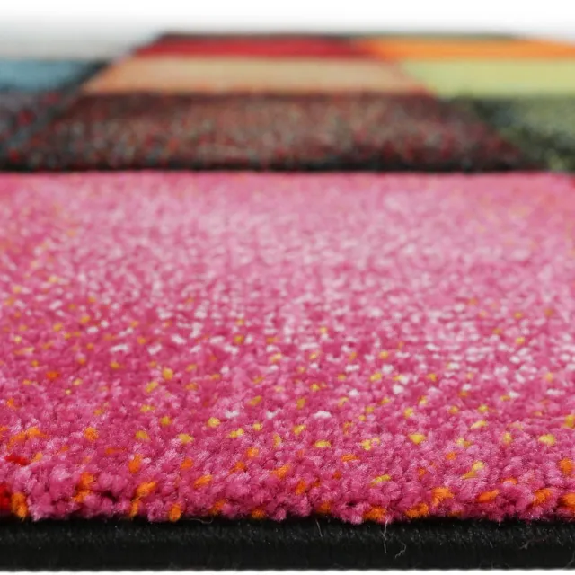 Karpet24 vloerkleed Belis - Modern Blokjesdesign - Kleurrijk & Stijlvol multikleur