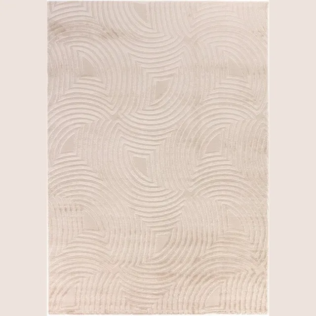 flycarpets Cara Modern Japandi Duna Vloerkleed - Beige - 80x150 cm