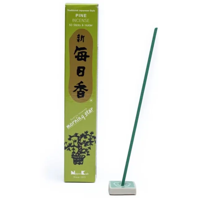 Morning Star wierook - Pine - Nippon Kodo 3 x 50 stuks - Dennengeur wierook