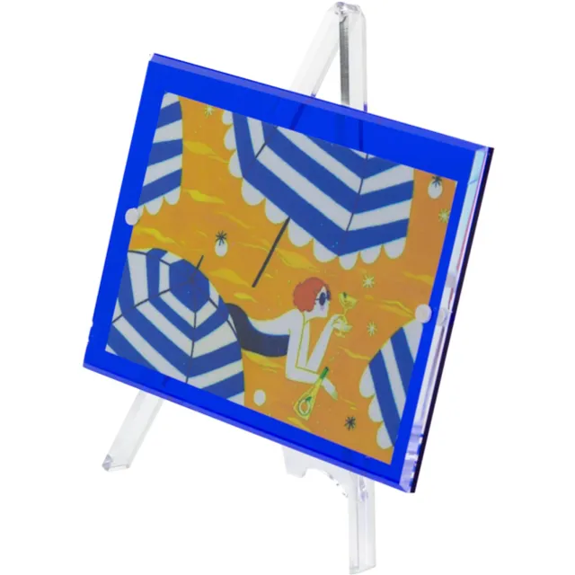 homebound by ky Fotolijst art blauw 15x10cm