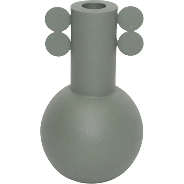 Branded by Kandelaar - Branded by - kandelaar Siana jade - 18 cm hoog Groen