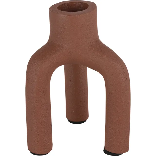 Decostar Countryfield - Kandelaar - Kaarsenhouder - Aynor - Roest Bruin - S - 10.5cm