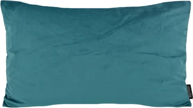 Gek op Kussens! Sierkussen Velvet Petrol Long | 30 x 50 cm | Velvet/Polyester