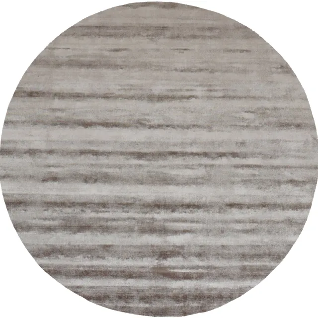 Veer Carpets Vloerkleed Viscose Beige - Rond ø200 cm
