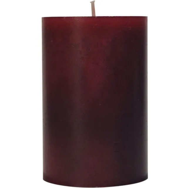 Wenzel Trend Safe Candle stompkaars oudrood Ø 80 mm, hoogte 80 mm