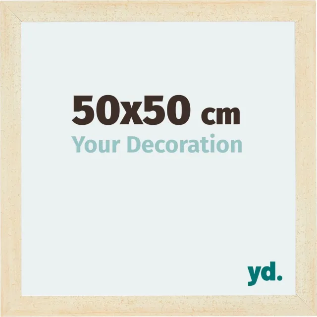 yd. Your Decoration - Fotolijst 50x50 cm - MDF - Zand Geveegd - Mura