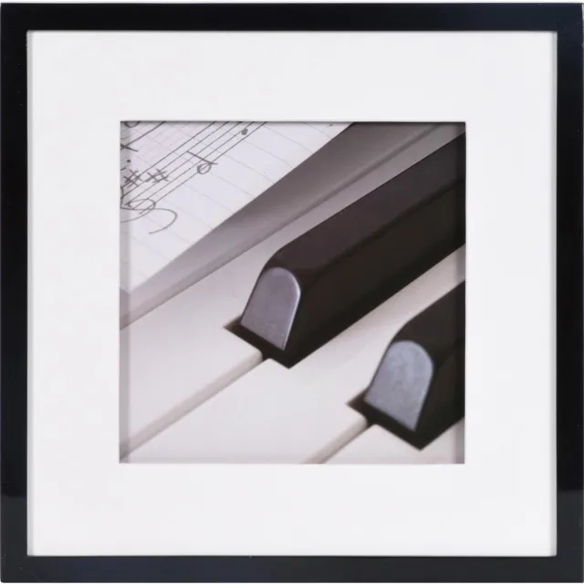 Henzo Fotolijst - Henzo - Piano - Fotomaat 40x40 cm - Zwart