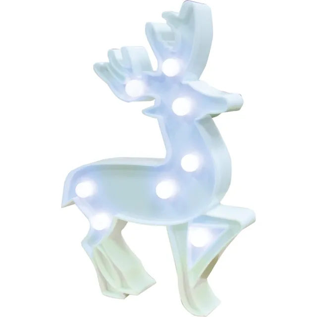 St. Helens Home & Garden Rendier LED staand licht - Nachtlampje Wit