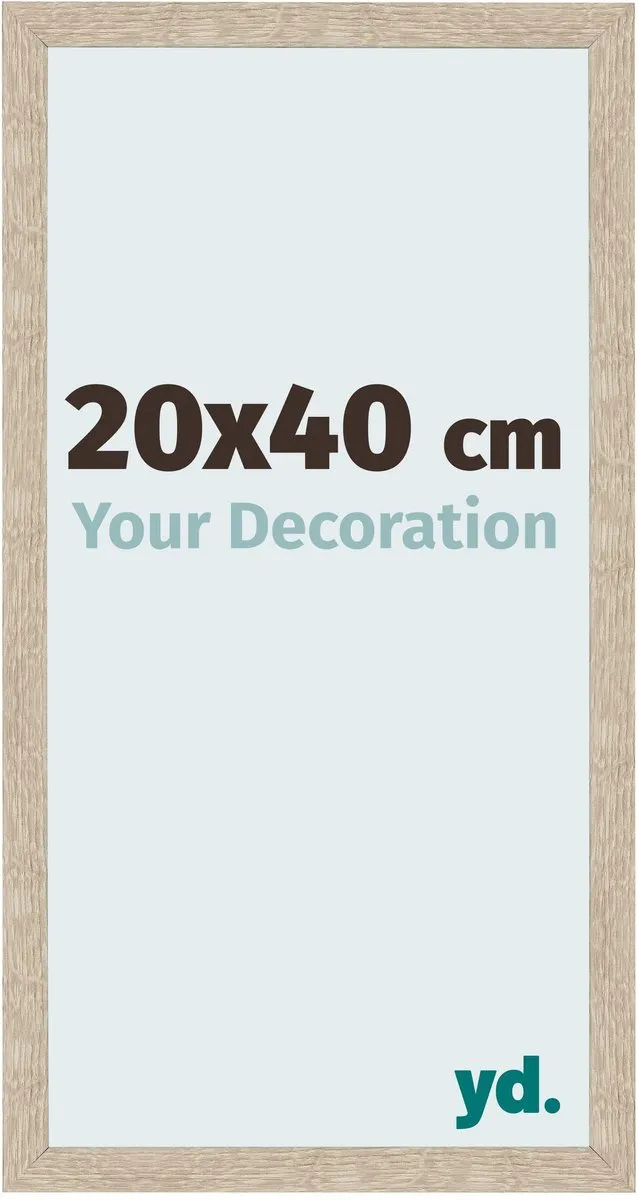 yd. Your Decoration - Fotolijst 20x40 cm - MDF - Sonoma Eiken - Bologna