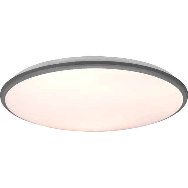 RL LIVE YOUR LIGHT Reality - LED Plafondlamp - Plafondverlichting - 34W - Warm Wit 3000K - Dimbaar - Rond - Titaan - Kunststof