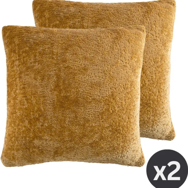 Tiseco Kussen (gevuld) JULIE - Afneembare hoes - 45x45 cm, bruin
