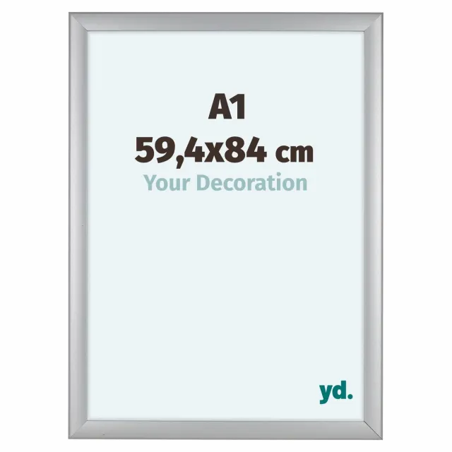 yd. Your Decoration - Fotolijst A1 59,4x84 cm - MDF - Zilver Mat - Como
