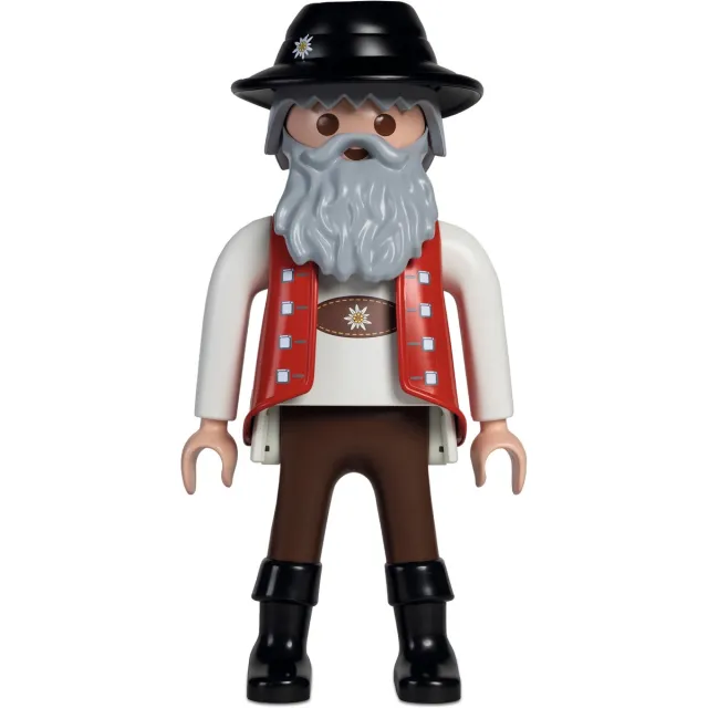 Lechuza PLAYMOBIL® XXL - megafiguur - Senner Peter - hoogte 60 cm zwart bruin rood grijs wit