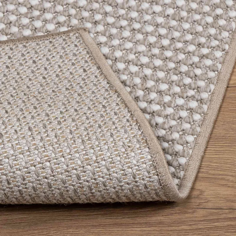 vidaXL Binnen kleed LUGO Crème-taupe 140 x 200 cm Polyester, foto 4