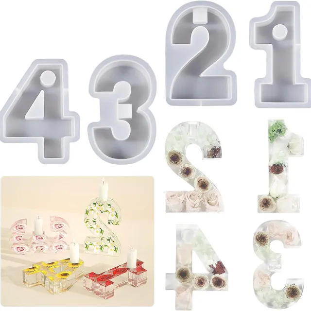 By Shane ByShane - DIY Siliconen Kaarsenhouder Vorm | Beton Kandelaar Gietvorm | Handgemaakte Epoxyhars voor Woondecoratie Any