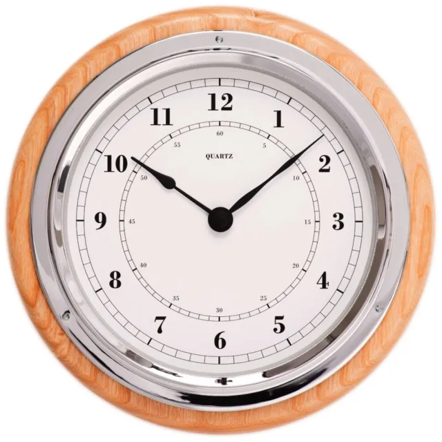 Fischer 1434U-32 - Scheepsklok 170mm Beige