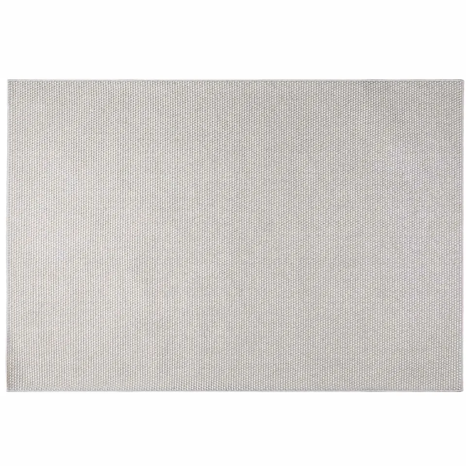 vidaXL Binnen kleed LUGO Crème en Grijs 140 x 200 cm Polyester