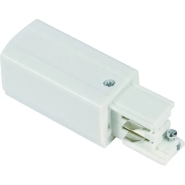 LEDVION 1-Fase Rail Power Connector (Wit) - Naadloze Intergratie 1-Fase
