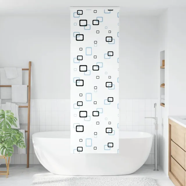 vidaXL Doucherolgordijn met cassette 70x240 cm stofbreedte 66 cm Meerkleurig
