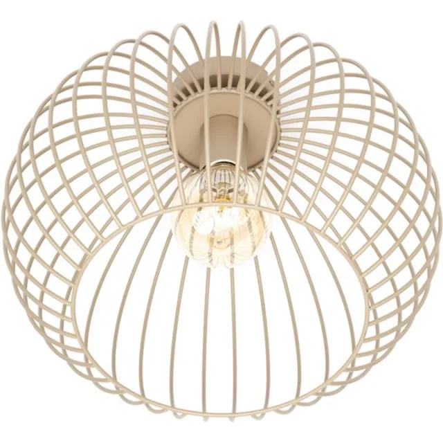 Expo Trading ETH Wire plafonniere W40cm/H28,5cm 1 x E27 mat zand