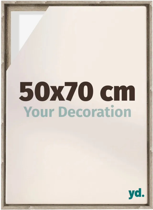 yd. yd, Baklijst 50x70 cm Sonoma Eiken - Lijst voor Canvasdoek - MDF Lyon