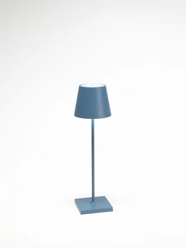 Zafferano Poldina Pro Lamp - Blauw -H38cm