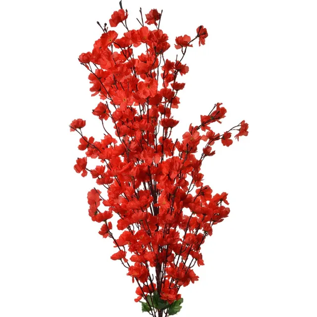 Clayre & Eef Kunstbloem 100 cm Rood Kunststof