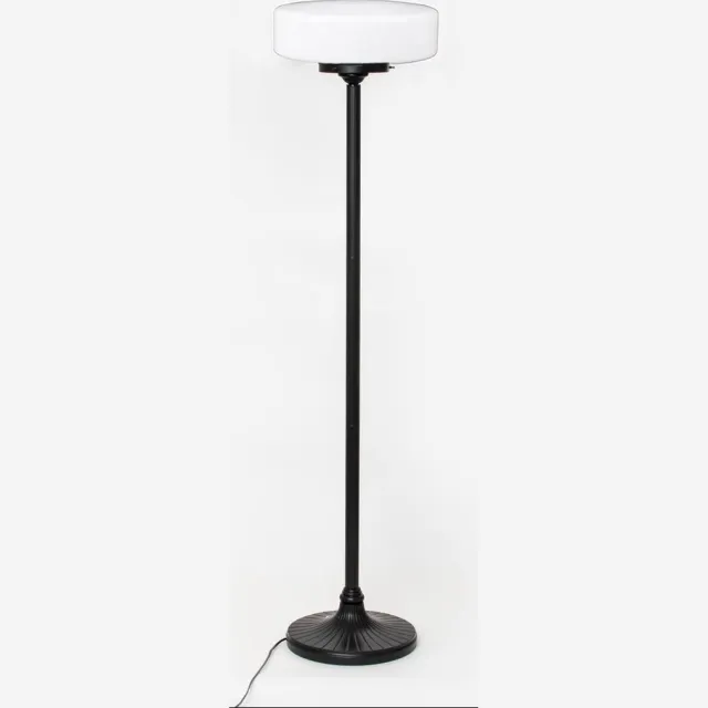 Coloured by Art Vloerlamp Low Cilinder Ø 30 Moonlight - Art Deco Trade Zwart