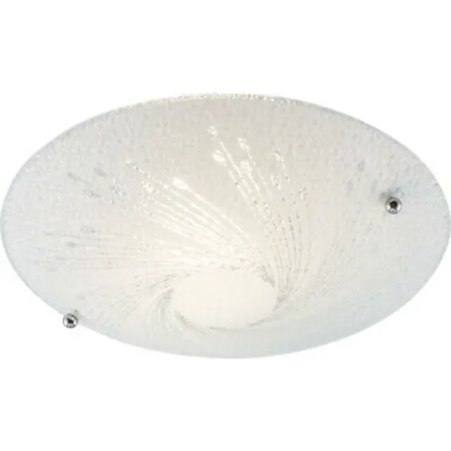 Nino Leuchten GmbH Nino Leuchten Plafondlamp Monza 25cm dia wit / glas