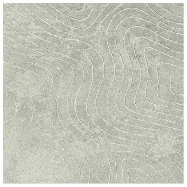 vidaXL Binnen- - en - buitenkleed - PALMERAS - Groen - 200 - x - 200 - cm - Polyester
