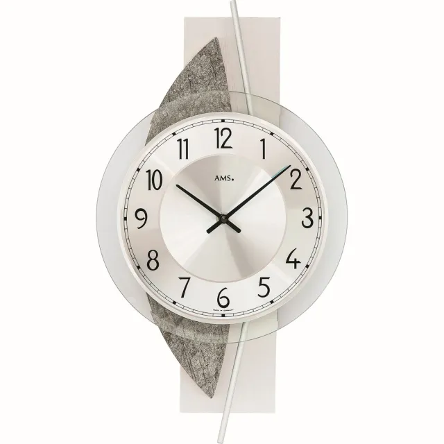 AMS Wandklok AMS - 9552 grijs