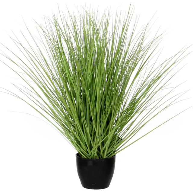 Mica Decorations Kunstgras - grasplant - kunstplant - groen - in pot - H50 x D40 cm - Siergras - Nepplanten