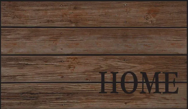 Joy @ Mat JoY@Mat Luxe indoor mat - Deurmat - Schoonloopmat - Droogloopmat - Home Wood - 40cmx60cm - Polyamide bruin
