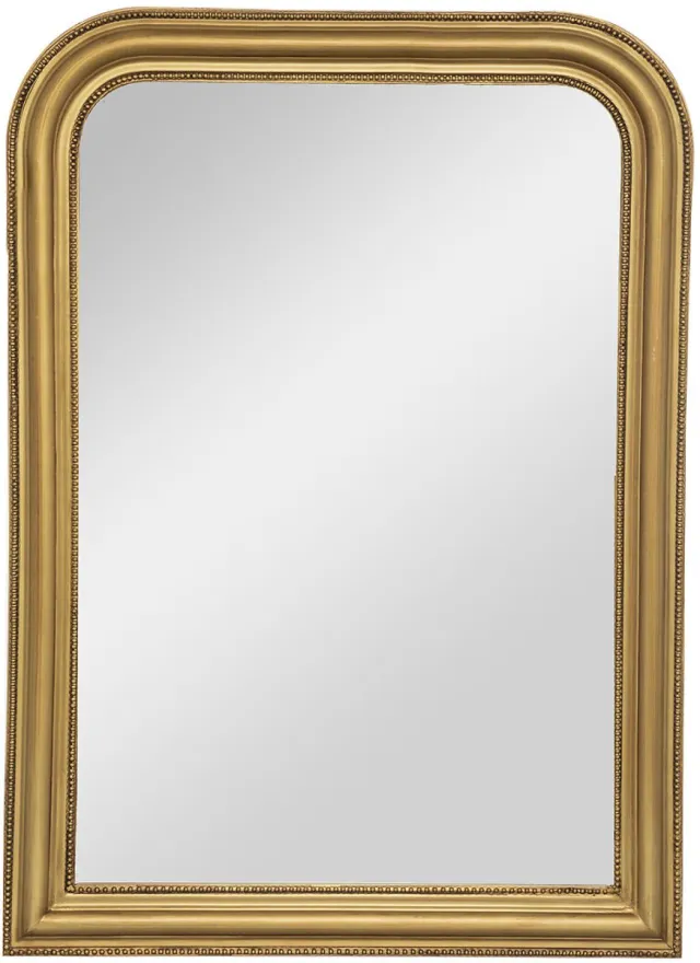 Atmosphera Créateur d'intérieur® Moderne wandspiegel van paulowniahout ADELE doré