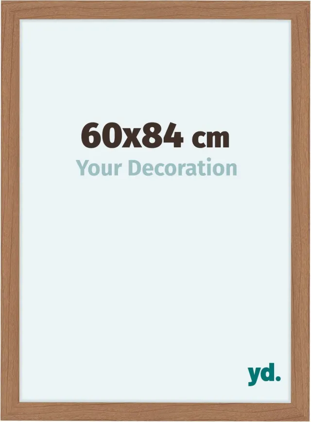 yd. Your Decoration - Fotolijst 60x84 cm - MDF - Notenhout Licht - Como