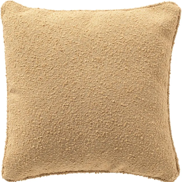 Dutch Decor ONNO - sierkussen 45x45 cm - bouclé - Semolina - beige - Inclusief binnenkussen - Luxe kussens voor woonkamer & bank