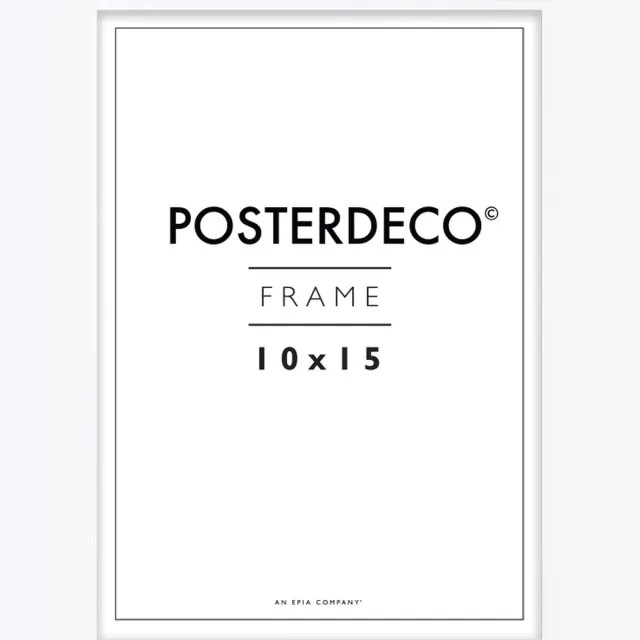 Framewinkel Fotolijst - Posterdeco - Premium Hout - Fotomaat 10x15 cm (A6) - Posterlijst - Fotolijstje - Wit