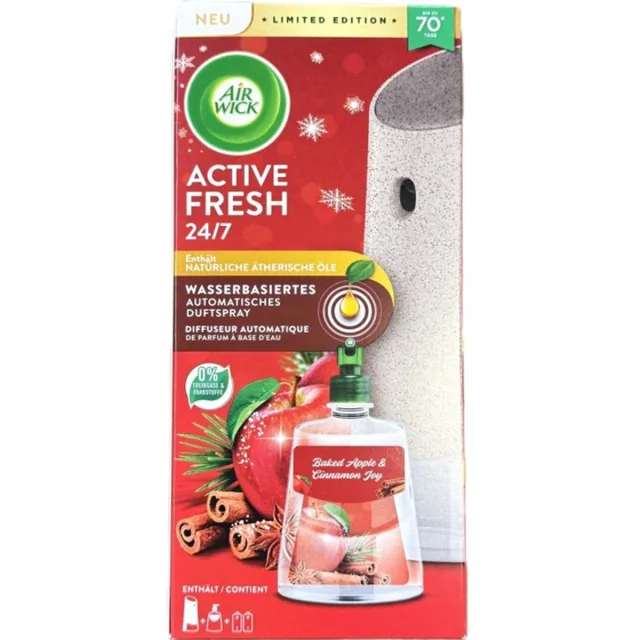 Air Wick Starterset - Fresh Apple & Cinnamonn Joy Bruin