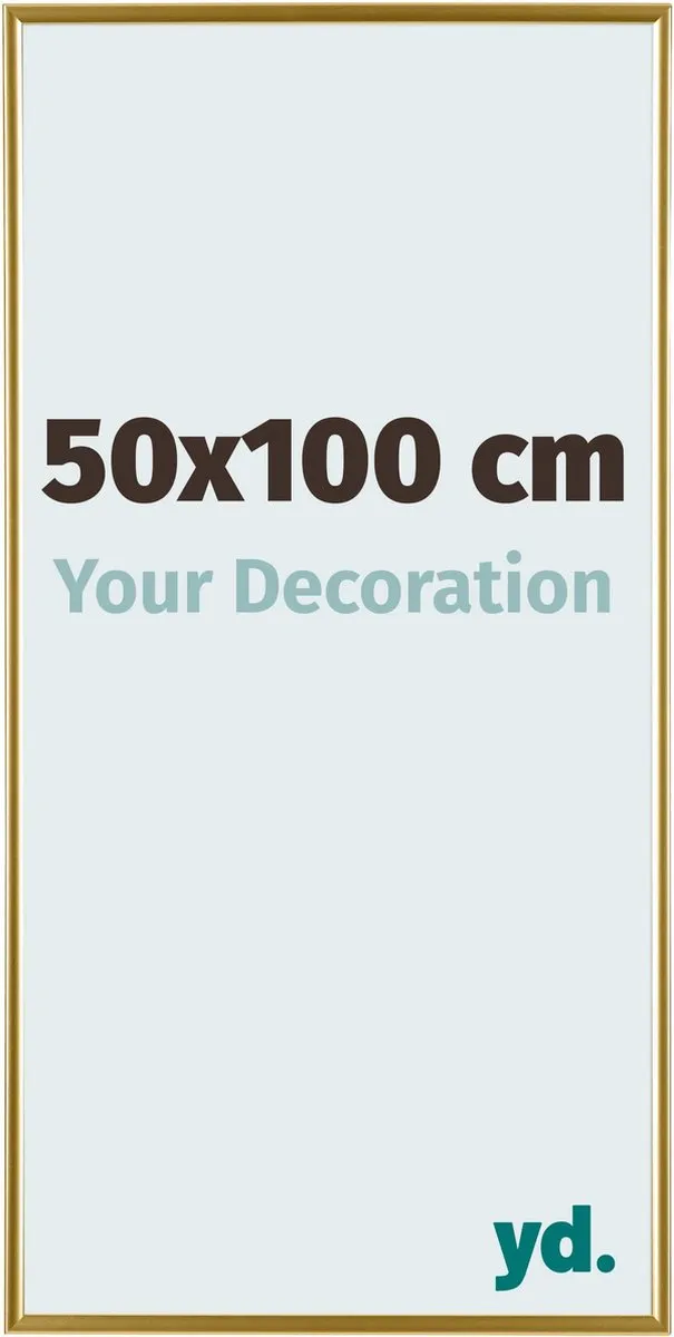 yd. Your Decoration - Fotolijst 50x100 cm - Kunststof - Goud - Evry