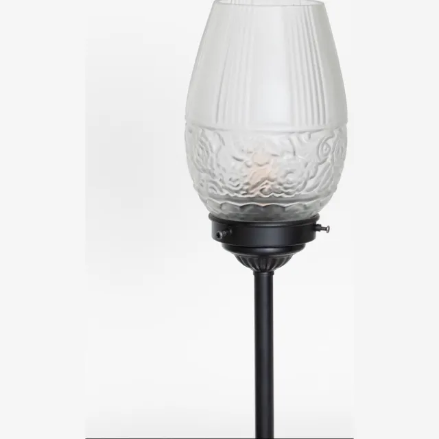 Coloured by Art Slanke Tafellamp Flower Yard Geëtst Moonlight - Art Deco Trade Zwart