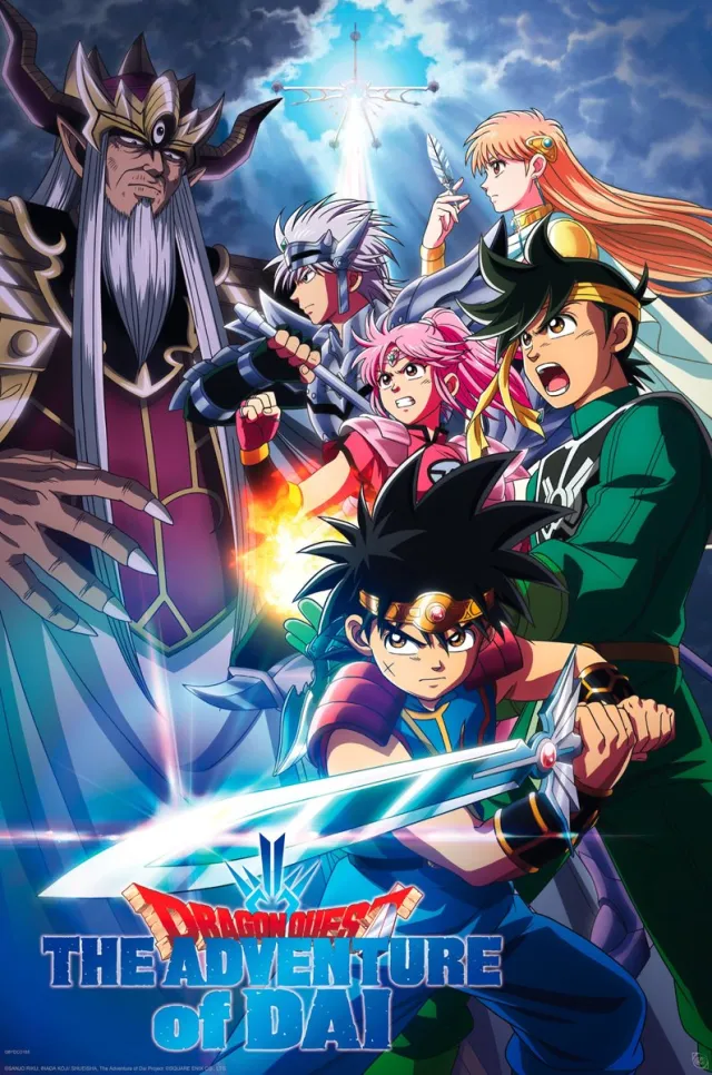 ABYSTYLE Poster Dragon Quest - Dai vs Dark King 61x91,5cm Divers