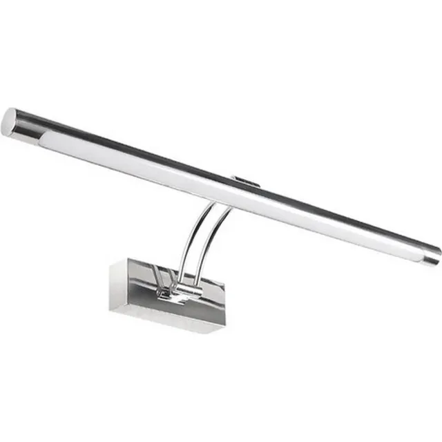 Vtw Living Spiegellamp - Spiegel Verlichting - Badkamerverlichting - Spiegel Lamp - Badkamer Spiegelverlichting - Badkamer Verlichting - Chroom - 55 cm zilver