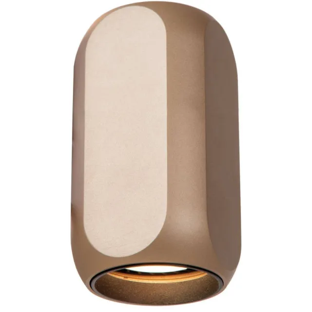 Lucide aluminium dimbare wandlamp 6x6 cm - koffie
