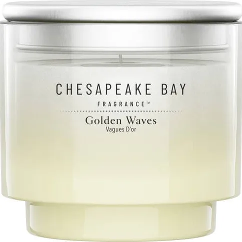 Chesapeake Bay Fragrance geurkaars - Golden Waves Small geel
