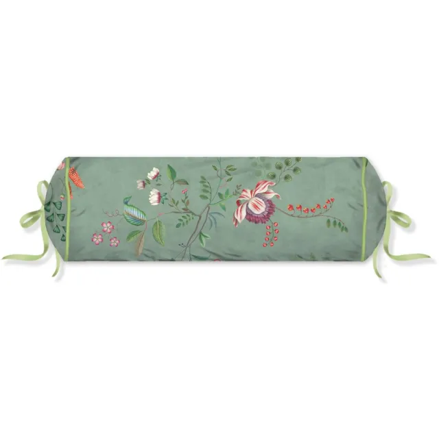Pip Studio Everbloom Roll Cushion Sierkussen - 22 x 70 cm cm - Groen