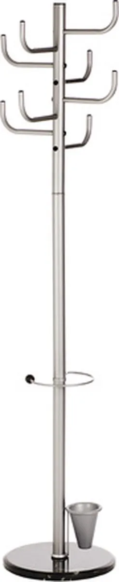 Alco Kapstok 2802 - Kapstok - Staand - 38x188cm - Metaal - Chroom Zilver